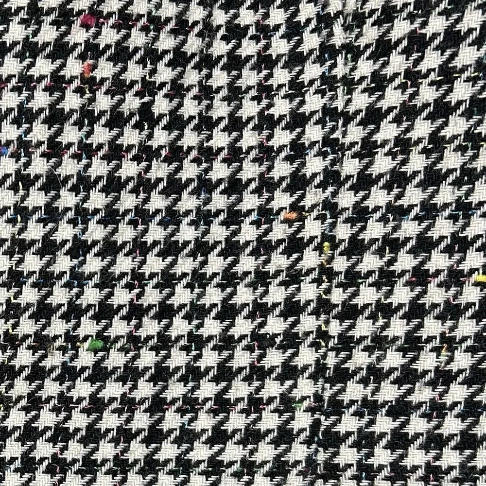 Norton McNaughton Vintage 90s Wool Blend Houndstooth Tweed Blazer Skirt Suit Set